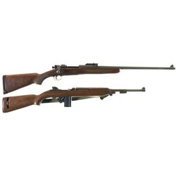 Collector's Lot of Two World War II U.S. Military Long Guns -A) Remington Model 1903 Bolt Action Rif