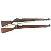 Image 1 : Two U.S. Military Rifles -A) Springfield M1 Garand Semi-Automatic Rifle
