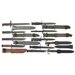 Collector's Lot of U.S. Bayonets and Knives
