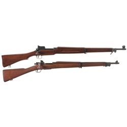 Two U.S. Remington Bolt Action Rifles -A) Remington Model 1917 Rifle