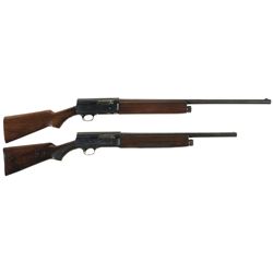 Collector's Lot of Two U.S. Military Semi-Automatic Shotguns -A) Savage Model 720 Shotgun