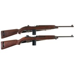Collector's Lot of Two U.S. Military M1 Semi-Automatic Carbines -A) Inland M1 Carbine