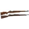 Image 1 : Two U.S. Rifles -A) Springfield M1 Garand Semi-Automatic Rifle