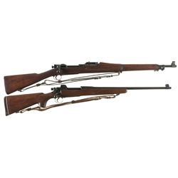 Collector's Lot of Two Bolt Action U.S. Military Rifles -A) Springfield Armory Model 1903 Mark I Rif