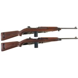 Collector's Lot of Two U.S. M1 Semi-Automatic Carbines -A) Inland M1 Carbine