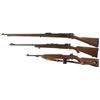 Image 2 : Three Long Guns -A) U.S. Springfield Model 1898 Krag Bolt Action Rifle with Bayonet