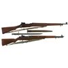 Image 1 : Two U.S. Rifles -A) Eddystone Model 1917 Bolt Action Rifle