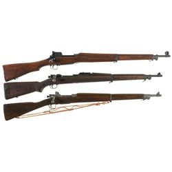 Three U.S. Bolt Action Rifles -A) Eddystone Model 1917 Rifle