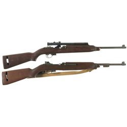 Lot of Two M1 Semi-Automatic Carbines -A) U.S. Quality Hardware Carbine with Scope