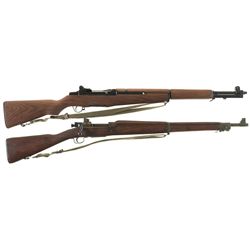 Two U.S. Military Rifles -A) H&R M1 Garand Semi-Automatic Rifle with Sling