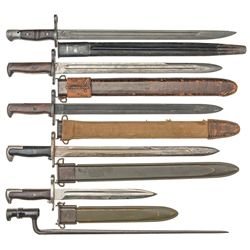 Grouping of U.S. Military Style Edged Weapons