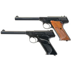 Collectors Lot of Two Woodsman Series Semi-Automatic Pistols -A) Colt Huntsman Pistol
