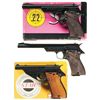 Image 1 : Three Star Semi-Automatic Pistols -A) Star Model FR Sport with Barrel Weight and Box