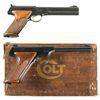 Image 1 : Two Colt Semi-Automatic Pistols -A) Colt Third Series Match Target Pistol