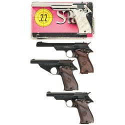 Four Star Semi-Automatic Pistols -A) Chrome Plated Star Model FR Sport Pistol with Box