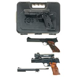 Three Semi-Automatic Pistols -A) Taurus Model PT1911 Pistol with Case