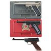 Image 1 : Three Semi-Automatic Pistols -A) Ruger MK II Pistol with Case