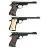 Image 2 : Collector's Lot of Three Star Semi-Automatic Pistols -A) Star Model FR Sport Pistol with Box