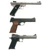 Image 2 : Three Semi-Automatic Pistols -A) Ruger MK II Target Government Model Pistol with Factory Case