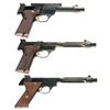 Image 2 : Three High Standard Semi-Automatic Pistols -A) High Standard Series 106 Olympic Pistol with Case