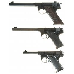 Collector's Lot of Three Semi-Automatic Pistols -A) High Standard Model HD Military Pistol