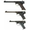 Image 1 : Collector's Lot of Three Semi-Automatic Pistols -A) High Standard Model HD Military Pistol
