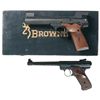Image 1 : Collector's Lot of Two Semi-Automatic .22 LR Target Pistols -A) Browning Buck Mark Pistol with Box