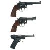 Image 2 : Three Handguns -A) Smith & Wesson K-22 Masterpiece Pre-Model 17 Double Action Revolver