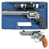 Image 1 : Two Smith & Wesson Double Action Revolvers -A) Smith & Wesson Model 647 Revolver with Case