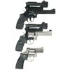 Image 2 : Three Smith & Wesson Double Action Revolvers -A) Smith & Wesson Model 17-6 Revolver with Box