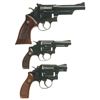 Image 2 : Collector's Lot of Three Smith & Wesson Double Action Revolvers -A) Smith & Wesson Model 27-2 Revolv