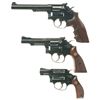Image 1 : Collector's Lot of Three Smith & Wesson Double Action Revolvers - A) Smith & Wesson Model 14-3 Revol