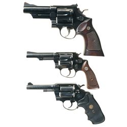 Three Double Action Revolvers -A) Smith & Wesson Model 29-2 Revolver
