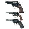 Image 1 : Three Double Action Revolvers -A) Smith & Wesson Model 29-2 Revolver