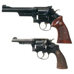 Collector's Lot of Two Smith & Wesson Double Action Revolvers -A) Smith & Wesson Model 27-2 Revolver