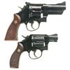 Image 4 : Two Smith & Wesson Double Action Revolvers -A) Smith & Wesson .357 Magnum Pre-Model 27 Revolver with