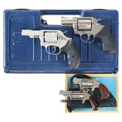 Four Revolvers -A) Colt Model DS II Double Action Revolver with Case