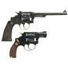 Image 3 : Two Smith & Wesson Double Action Revolvers -A) Smith & Wesson 22/32 Hand Ejector Bekeart Model Targe