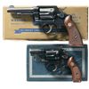 Image 1 : Two Boxed Smith & Wesson Double Action Revolvers -A) Smith & Wesson 38 Military and Police Pre-Model