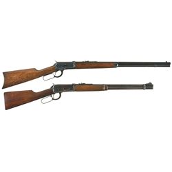 Collector's Lot of Two Winchester Lever Action Long Guns -A) Winchester Model 92 Rifle