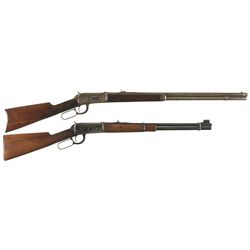 Two Winchester Model 94 Long Guns -A) Winchester Model 1894 Rifle with Factory Letter