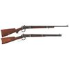 Image 1 : Two Winchester Lever Action Long Guns -A) Winchester Model 55 Rifle