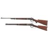 Image 2 : Two Winchester Lever Action Long Guns -A) Winchester Model 55 Rifle