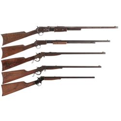 Five Rifles -A) Colt Lightning Medium Frame Slide Action Rifle