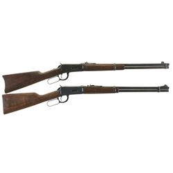 Two Winchester Lever Action Carbines -A) Winchester Model 1894 Carbine