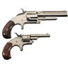 Image 2 : Two Spur Trigger Revolvers -A) Smith & Wesson No. 1 1/2 2nd Issue Revolver