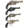Image 2 : Four Revolvers -A) Smith & Wesson Baby Russian Revolver with Factory Letter