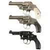 Image 1 : Collector's Lot of Three Double Action Smith & Wesson Revolvers -A) Engraved Smith & Wesson 38 Safet