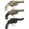 Image 2 : Collector's Lot of Three Double Action Smith & Wesson Revolvers -A) Engraved Smith & Wesson 38 Safet