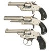 Image 1 : Three Smith & Wesson Revolvers -A) British Proofed Smith & Wesson Model 1 1/2 Centerfire Single Acti
